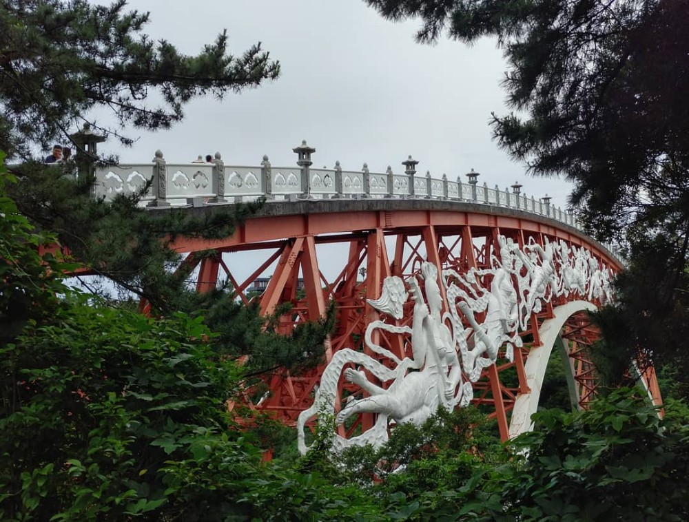 Tempat wisata di jeju. pulau jeju korea Seonimgyo Bridge