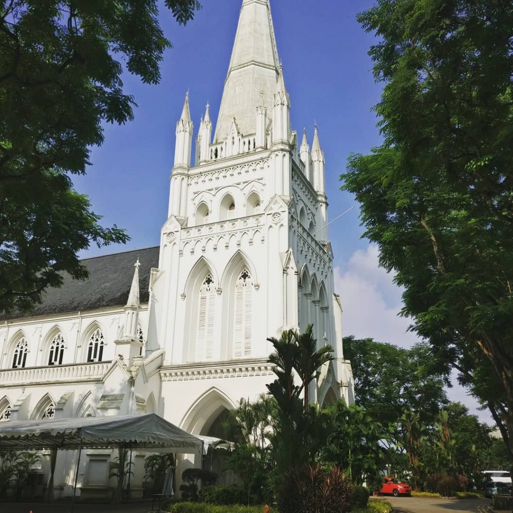 St Andrews Cathedral - Tempat wisata gratis di singapura